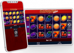 sizzling hot deluxe mobile