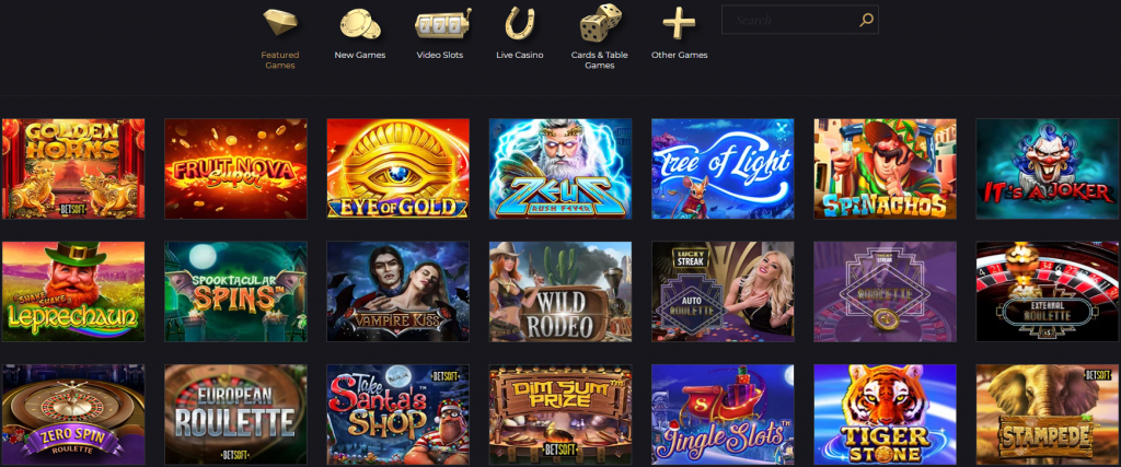 Club Lounge Casino games