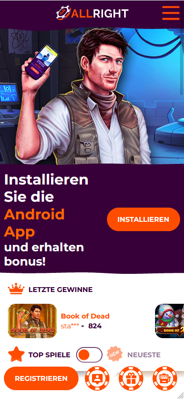 AllRight Casino mobile