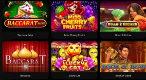 Scarab Wins Casino games