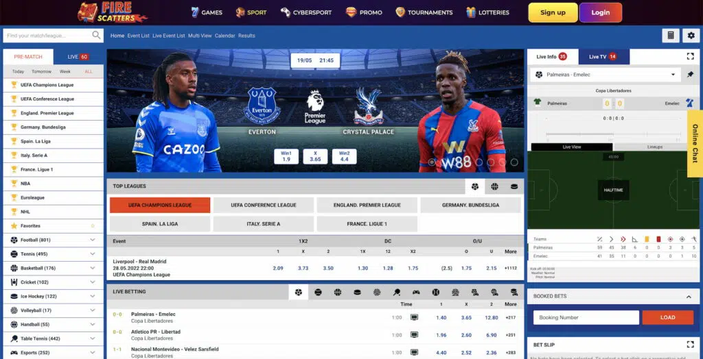 Fire Scatters Sportsbook