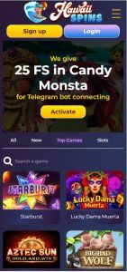 Mobile casino Hawaii Spins casino