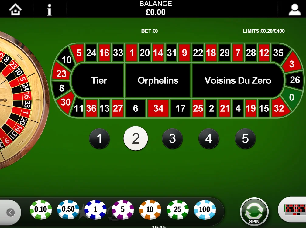classic roulette online