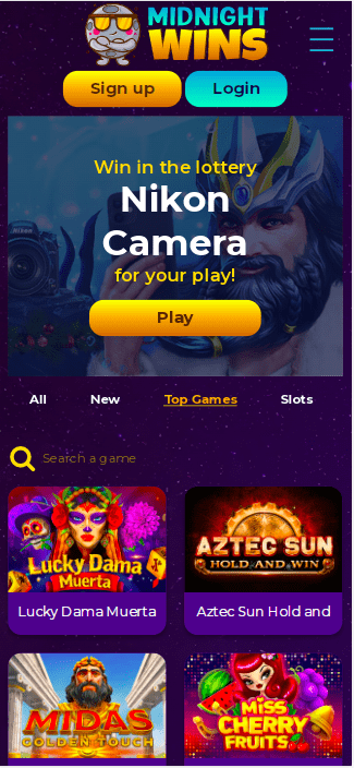 Midnight Wins Casino mobile