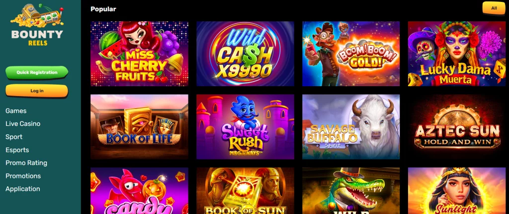 Bounty Reels casino