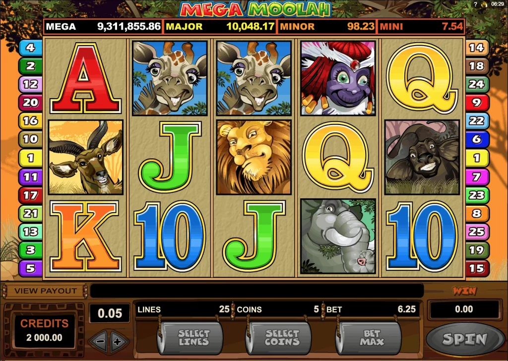 mega moolah slot